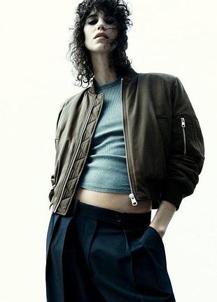 Куртка бомбер zara 2