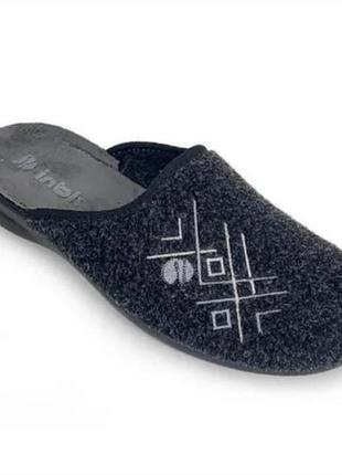 Фетровые мужские комнатные тапочки inblu.