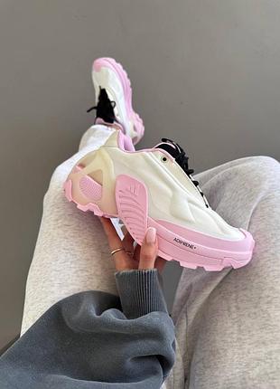 Кроссовки adidas edge runner white / pink