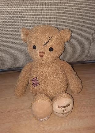 Игрушка мягкая мишка nobody's perfect, 25 см, bukowski design