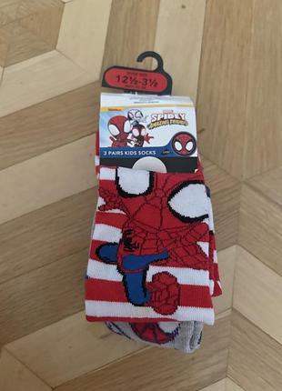 Новые носки мальчик george spiderman демисезонные нові шкарпетки хлопчик