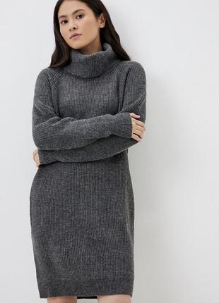 Шерстяное новое трикотажное платье- гольф, платье- свитер arket оригинал шведский бренд 100./‘ шерсть размер s,m,l