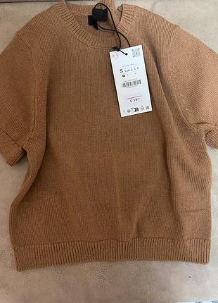 Вʼязана футболка кофта топ zara