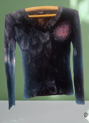 Футболка женская с камушками. б/у.