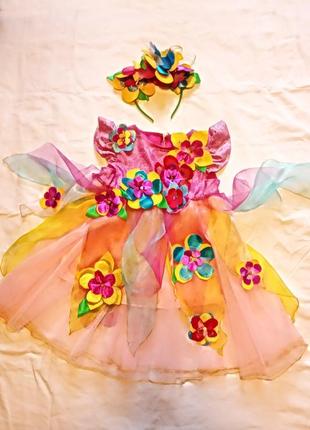 Платье нарядное костюм бабочки
