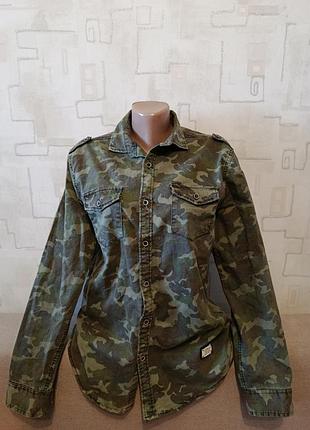 Камуфляжная рубашка унисекс р. 48-50