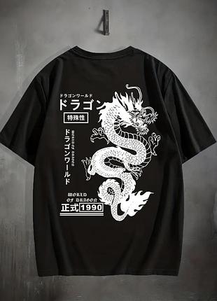 Мужская футболка с драконом