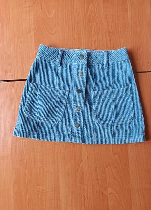 Вельветовая юбка для девочки 5-6 лет.