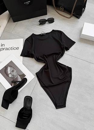 Боді 627, р.уні, мікродайвінг, чорний