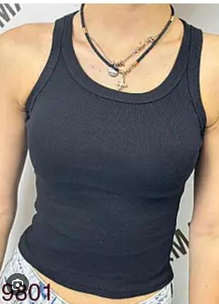 Майка в рубчик