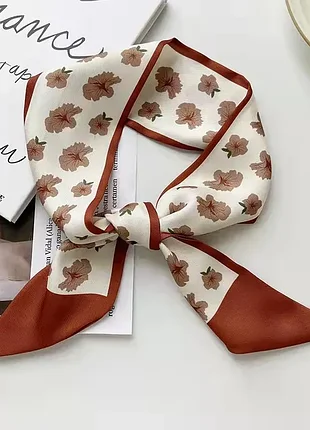 Французький шарф із зав'язкою-метеликом / стрічка для волосся / хустка