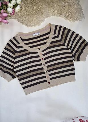 Короткий топ-кардиган