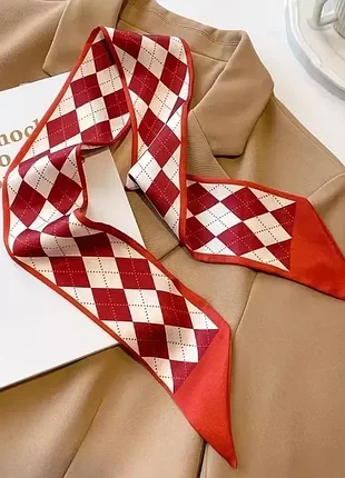 Французский шарф с завязкой-бабочкой / лента для волос / платок