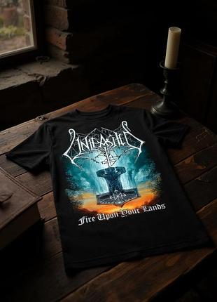 Unleashed футболка металл мерч
