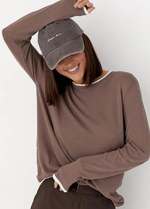 Лонгслів, кофта жіноча  вкольорах