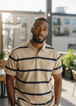 Поло футболка чоловіча tommy hilfiger