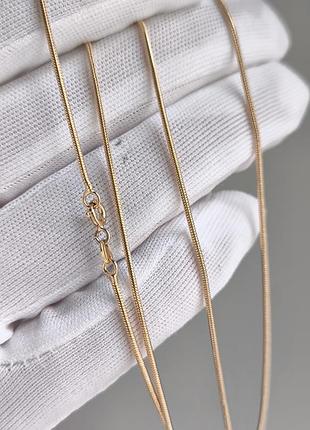 Цепочка из медицинского золота снейк можно мочить