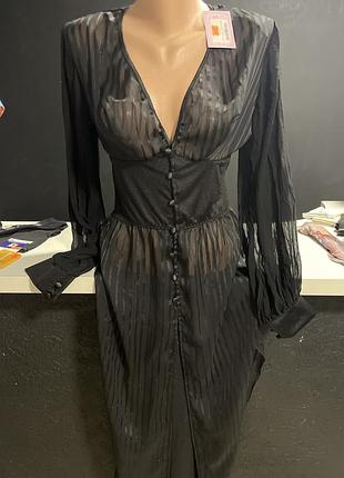 Стильний довгий халат