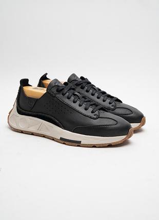 Кросівки жіночі шкіряні clarks craft speed чорні розмір 38