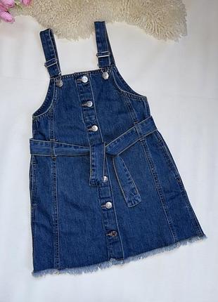 Модний джинсовий сарафан для дівчинки 8-9 років
