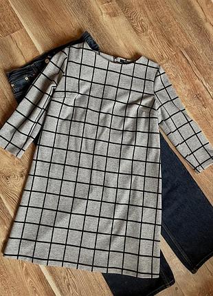 Сукня осіння сукня стильна в клітинку mohito