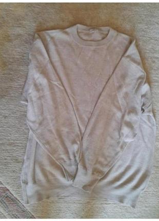 Лот 2 джемперов унснекс винтаж.р.l зеленый с нюансом.