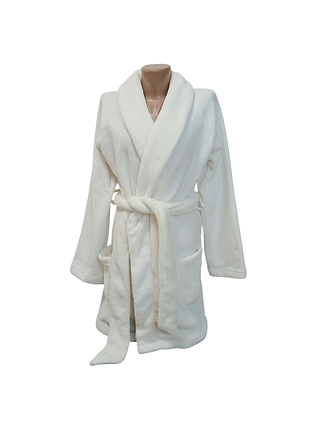 Халат женский victoria's secret белый плюшевый