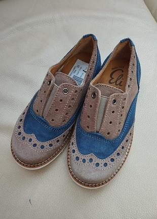 Замшевые лоферы (туфли) для мальчика размер 26 испания