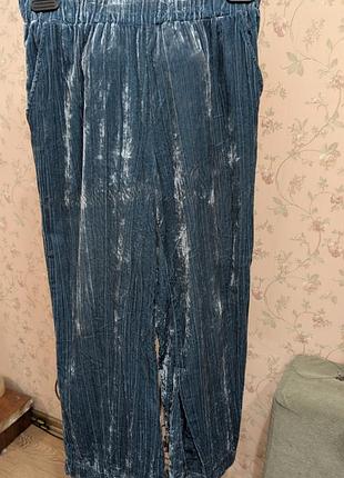 Брюки бархат натуральная вискоза,в новом состоянии