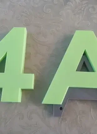 Большие модернистские номера домов 6