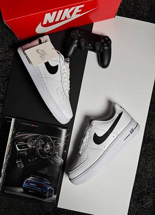 💠мужские кроссовки nike air force 1 m white black