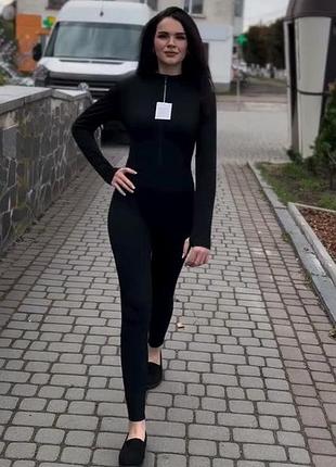 Комбинезон черный женский