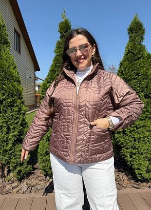 Стеганая куртка осень(46-60)