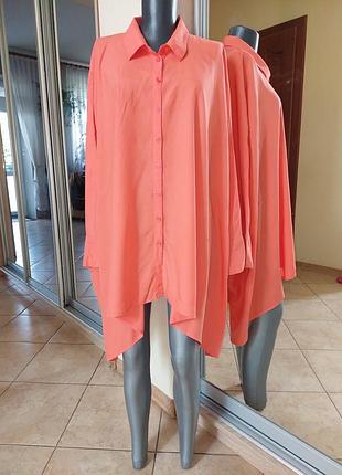 Роскошная вискозная рубашка 👕, туника оверсайз