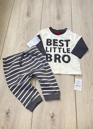 Новий набір кофта штани 0-3 міс