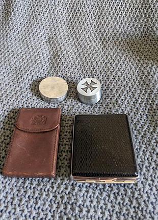 Портсигари, мішалка для тютюну