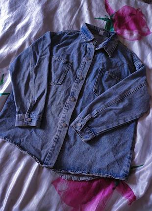 Джинсовая рубашка
