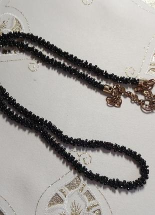 Вінтажне намисто з гранатів плетене , франція