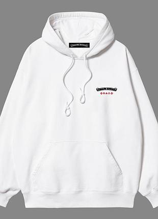Біле худі chrome hearts usa 2