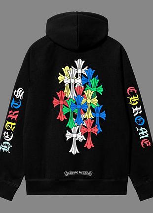 Chrome hearts худі з написом на рукавах