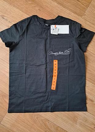 Футболка с вышивкой 100% хлопок 46 размер