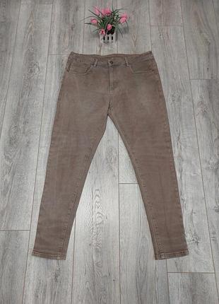 Чоловічі бежеві стрейч джинси botega vemta.