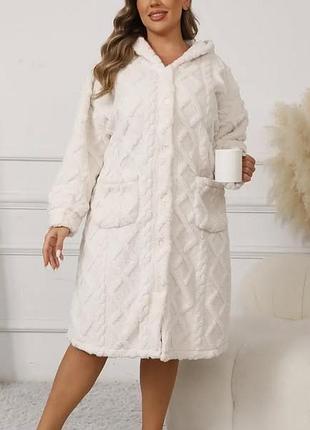 Теплий халат, великі розміри