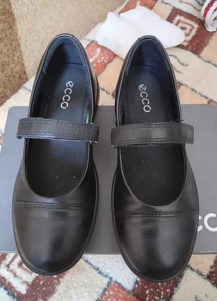 Шкіряні туфлі ecco 33 розмір, 21 см