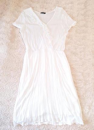 Летнее белое платье musthave, 38 размер