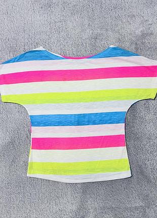 Футболка женская оверсайз в широкую полоску