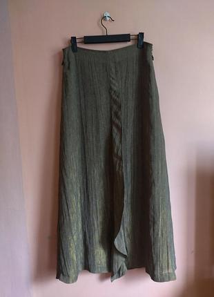 Юбка с золотистым напылением