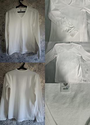 Женский белоснежный лонгслив medico m