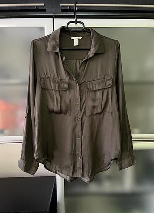H&m нова чудова сорочка з кишенями