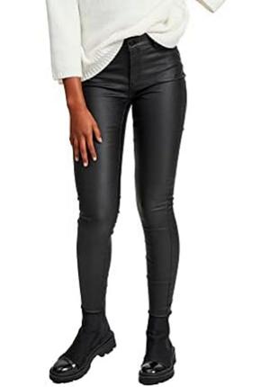 Стильные брюки, брюки, леггинсы с кожаным покрытием vila s